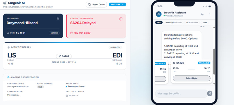 SurgeAir AI Assistant – screenshot 2