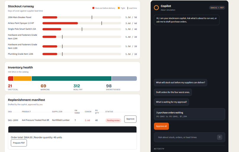 Stockroom Copilot – screenshot 1