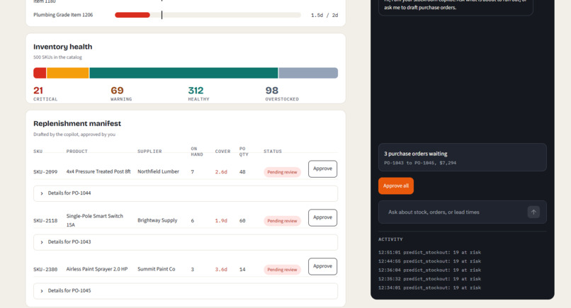 Stockroom Copilot – screenshot 2