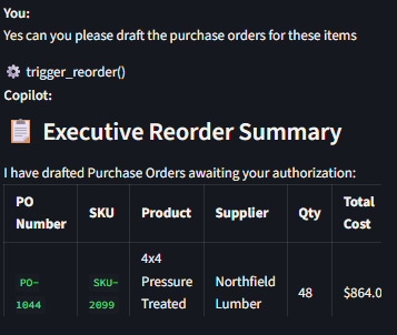 Stockroom Copilot – screenshot 7