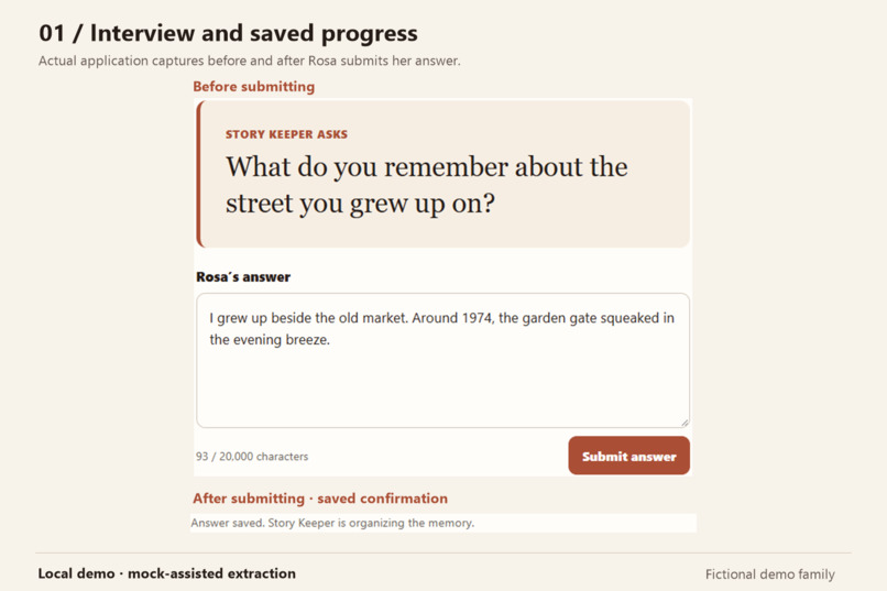 Family Story Keeper – screenshot 1