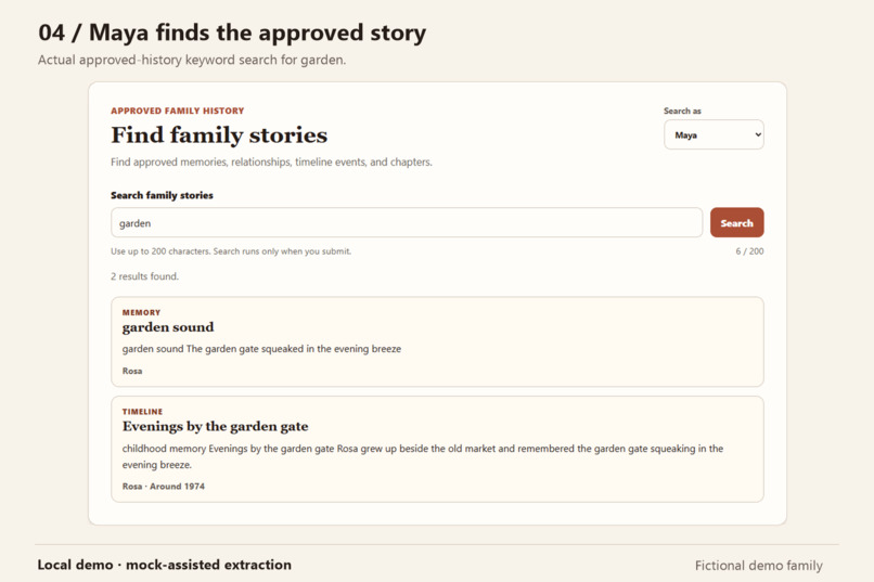 Family Story Keeper – screenshot 4