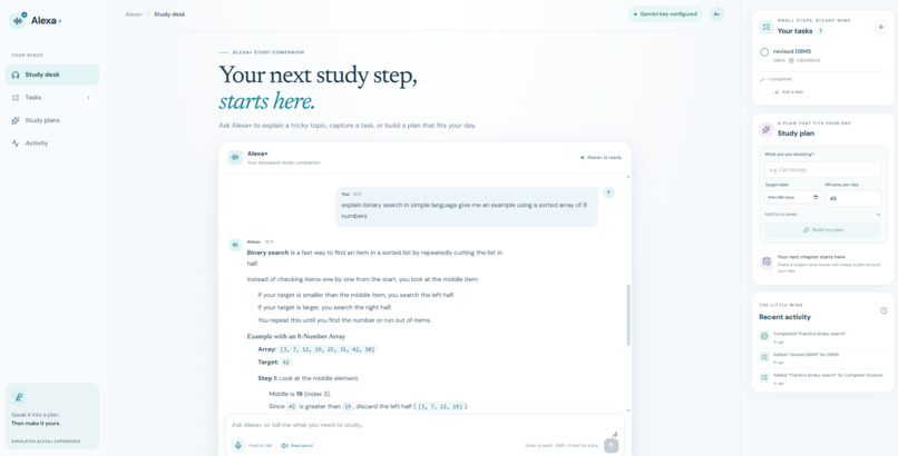 Alexa+ StudyPilot – screenshot 4