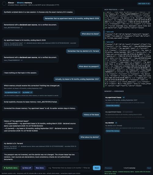 Mnemo — Review before acting – screenshot 2
