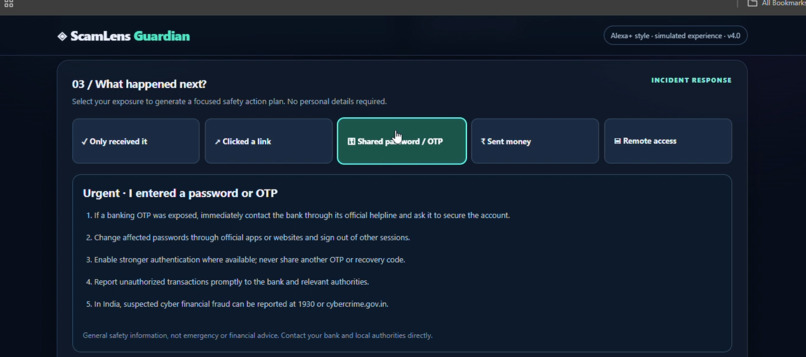 ScamLens Guardian V4 – screenshot 4