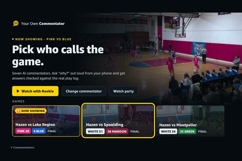 Your Own Commentator – screenshot 1