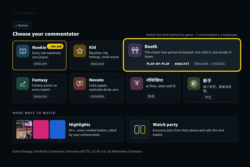 Your Own Commentator – screenshot 2