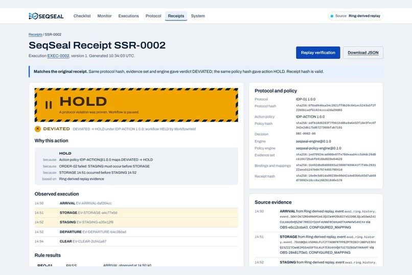 SEQSEAL — A checklist that can see – screenshot 8