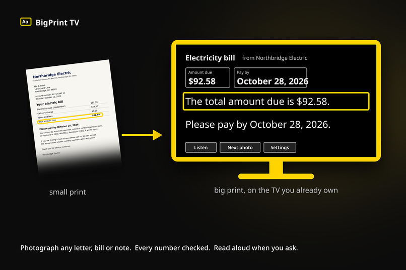 BigPrint TV – screenshot 1