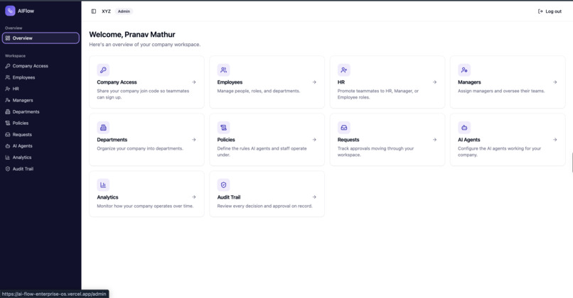 AIFlow Enterprise OS – screenshot 2