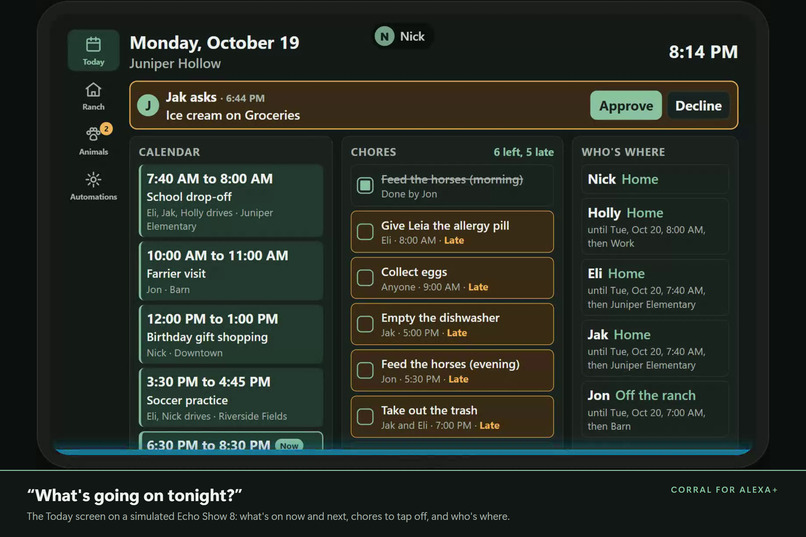 Corral for Alexa+ – screenshot 1