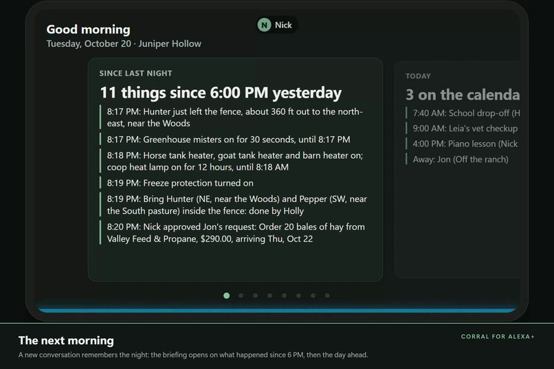 Corral for Alexa+ – screenshot 9