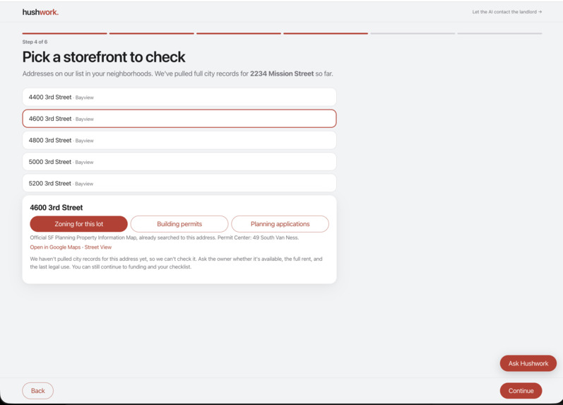 hushworks – screenshot 2
