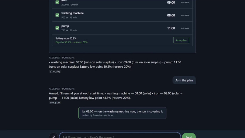 Powerline: Home Power Copilot for Alexa+ – screenshot 9