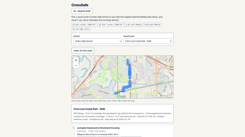 CrossSafe – screenshot 2
