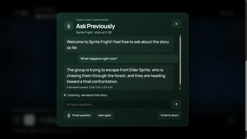 Previously TV – screenshot 3