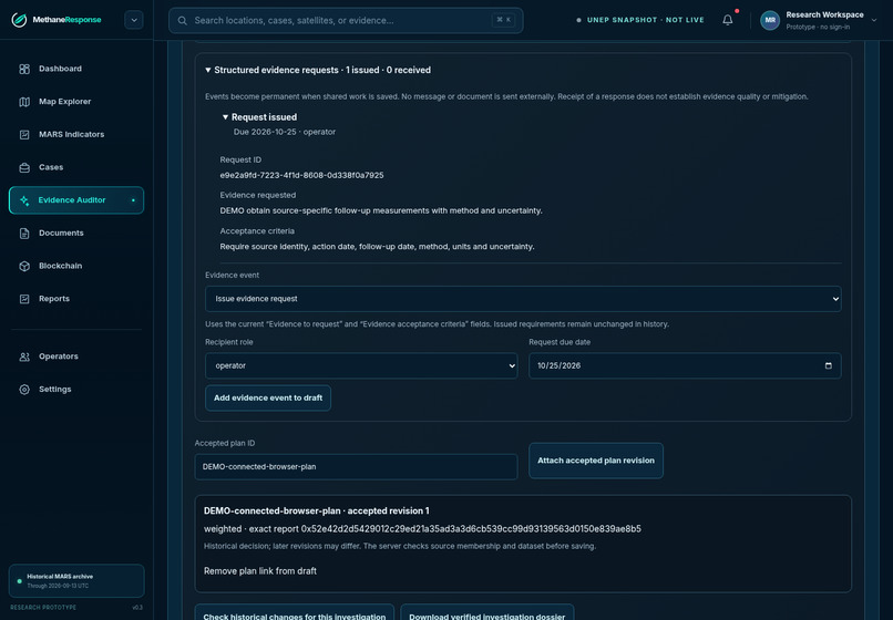 MethaneResponse – screenshot 3