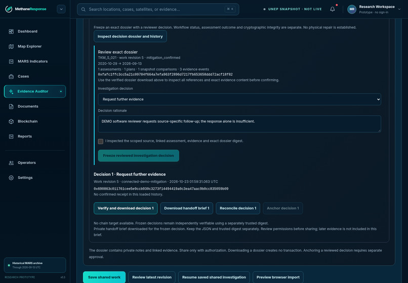 MethaneResponse – screenshot 4