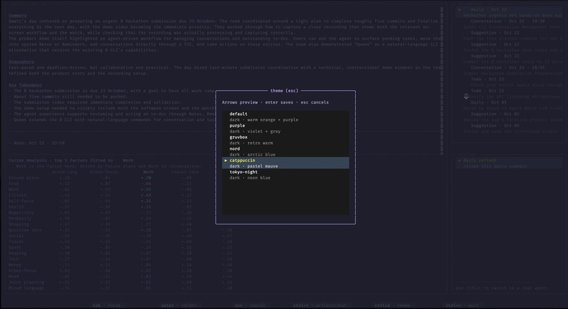 The Prettiest Agentic Terminal Interface for Bee ever seen. – screenshot 2