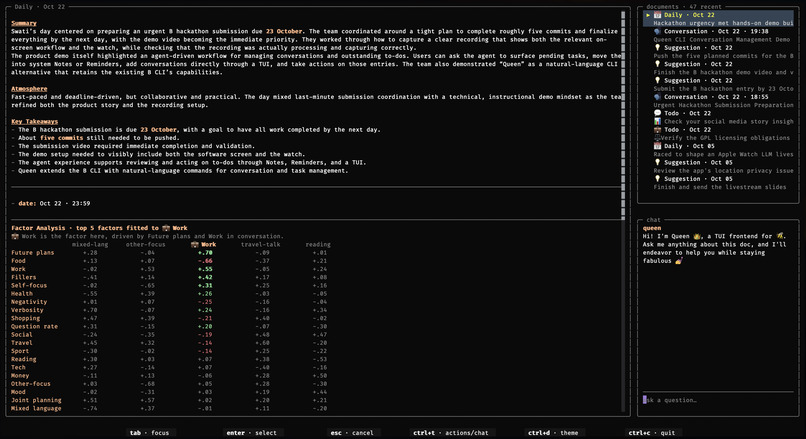 The Prettiest Agentic Terminal Interface for Bee ever seen. – screenshot 3