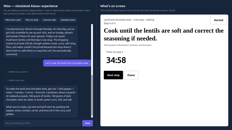 MISE – screenshot 1