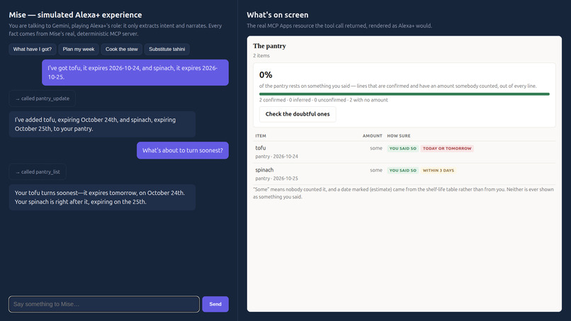 MISE – screenshot 2