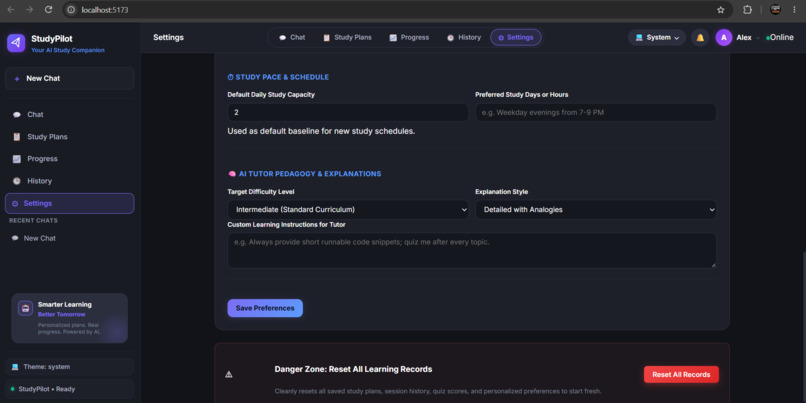 StudyPilot - Adaptive Voice AI Agent via MCP – screenshot 7