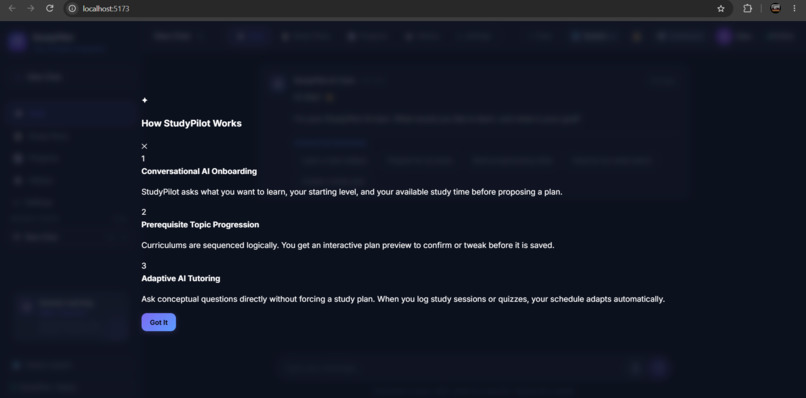 StudyPilot - Adaptive Voice AI Agent via MCP – screenshot 8