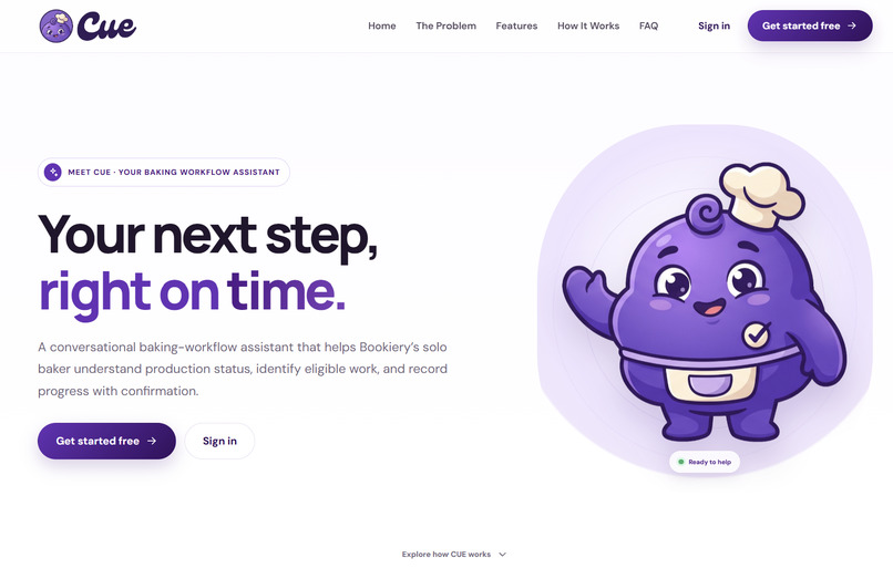 CUE – screenshot 1