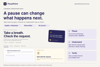 PausePoint - A pause can change what happens next