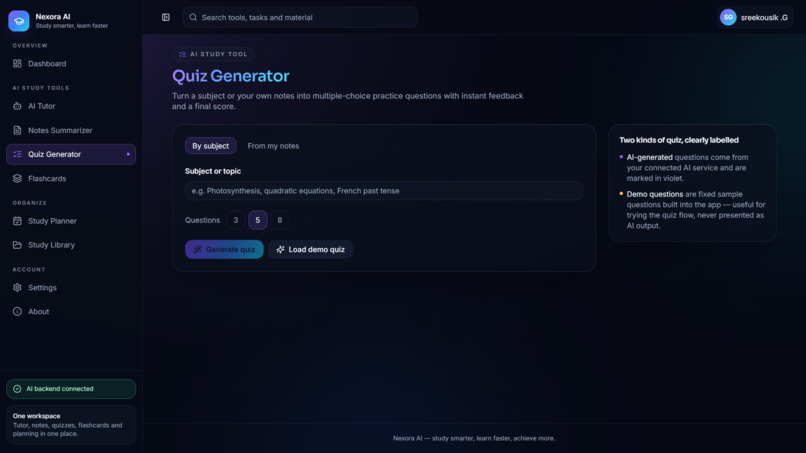 Nexora AI  – screenshot 6