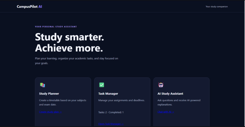 CampusPilot AI – screenshot 1