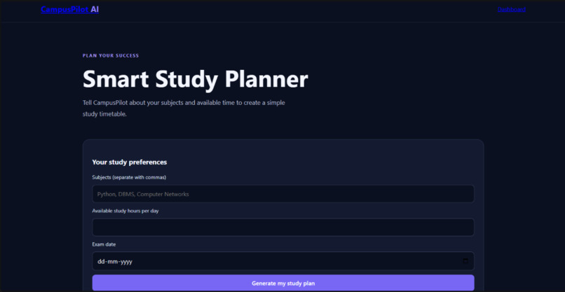 CampusPilot AI – screenshot 2