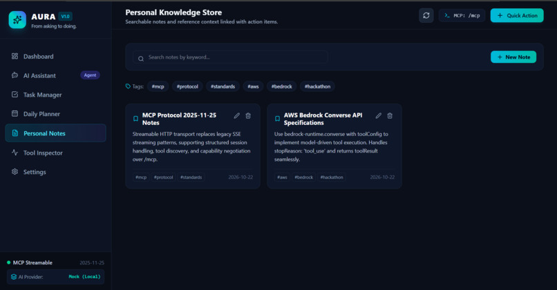 AURA – screenshot 2