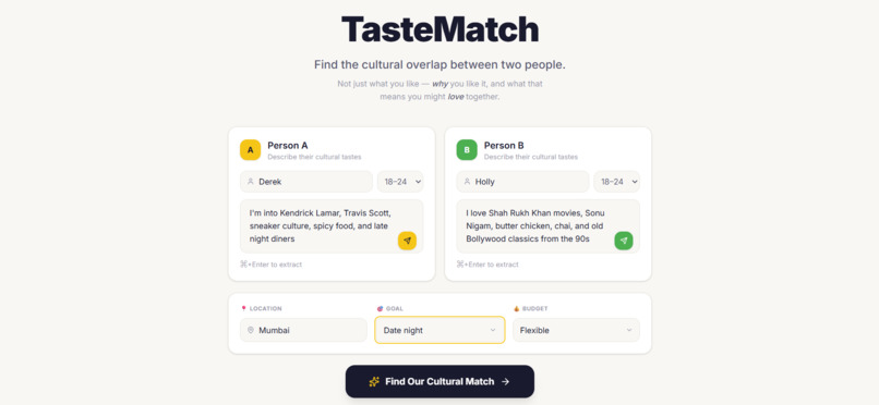Taste Match – screenshot 1