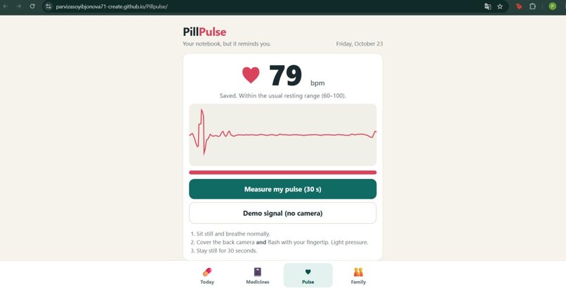 PillPulse – screenshot 2