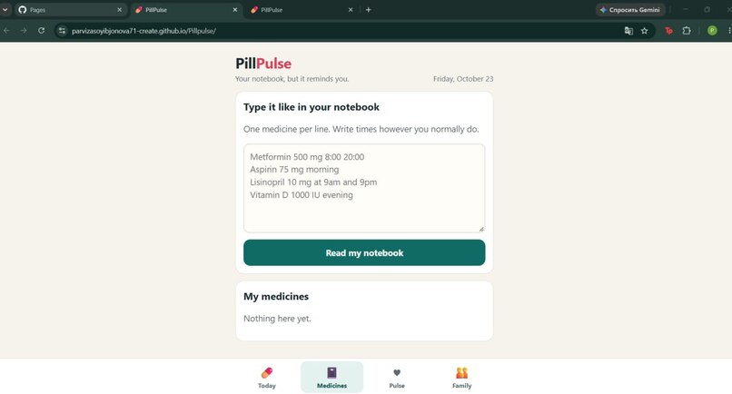 PillPulse – screenshot 1
