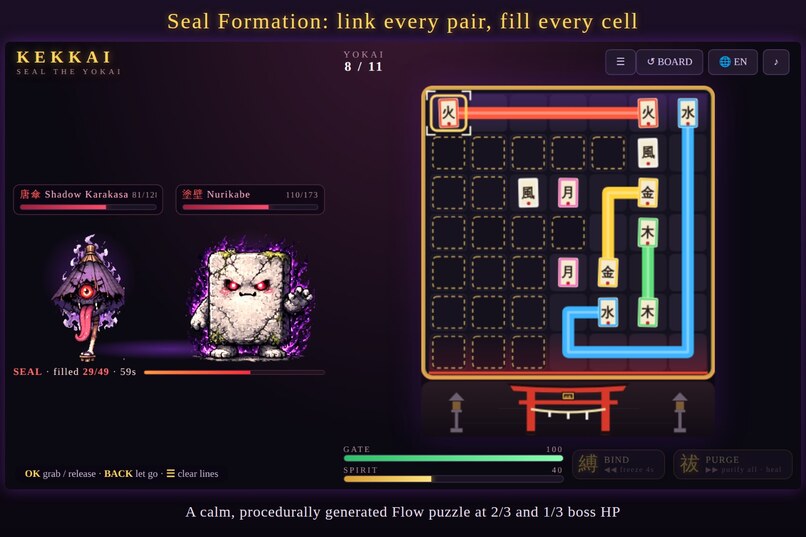 KEKKAI — Seal the Yokai – screenshot 3