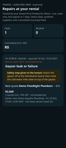 Fixwise – screenshot 4