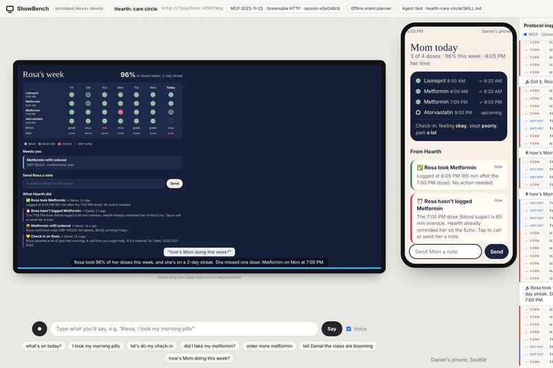 Hearth: a care circle for Alexa+ – screenshot 4