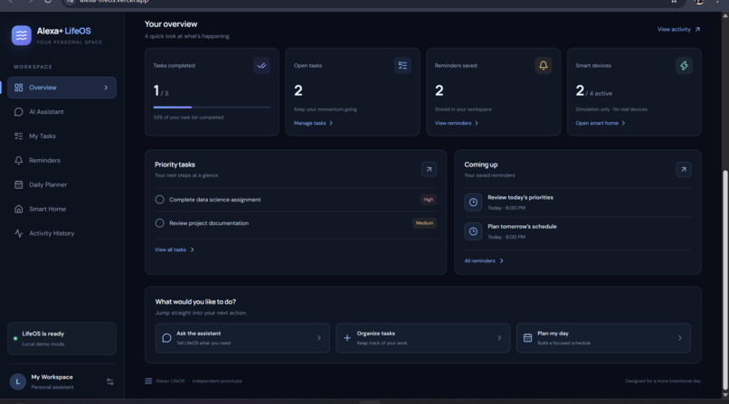 Alexa-lifeos – screenshot 6