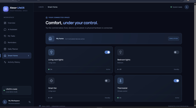 Alexa-lifeos – screenshot 9