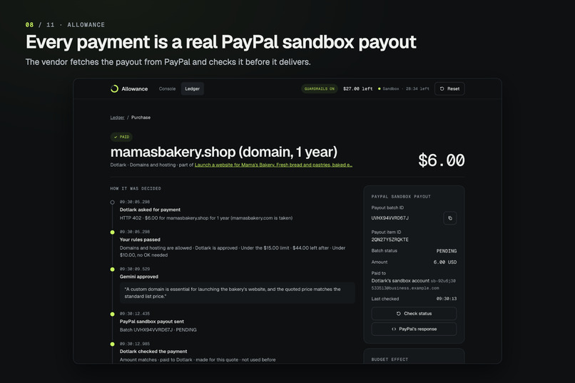 Allowance – screenshot 9