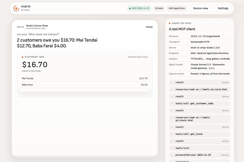 Imali AI for Alexa+ – screenshot 6