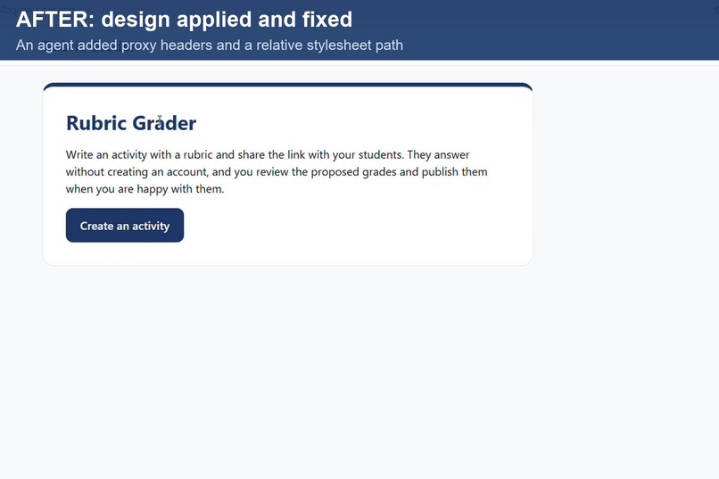 Rubric Grader: Proposed Grades, Teacher Decides – screenshot 2