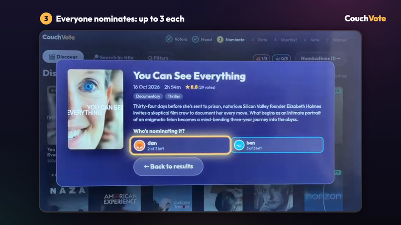 CouchVote – screenshot 9
