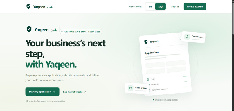 Yaqeen – screenshot 1