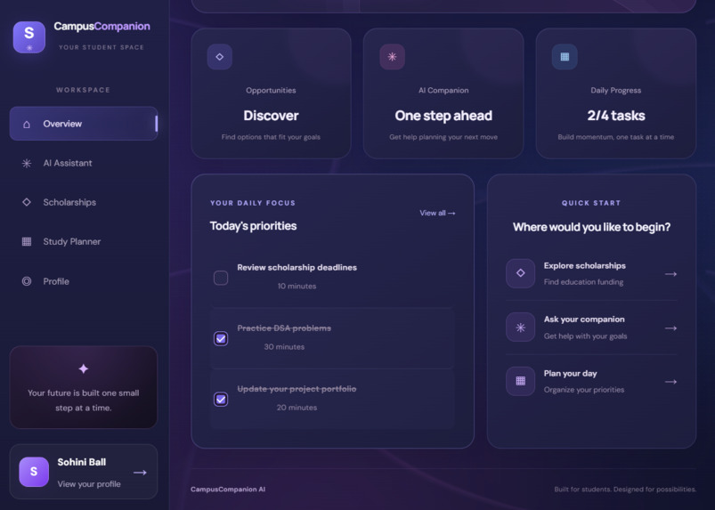 CampusCompanion AI – screenshot 2