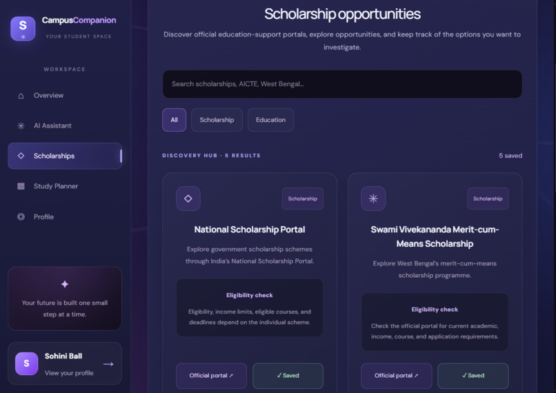 CampusCompanion AI – screenshot 4