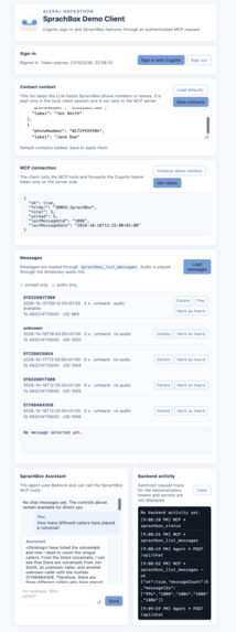 SprachBox via MCP for Alexa+ – screenshot 1